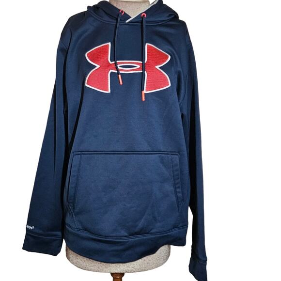Under Armour Hooded Pullover Sweatshirt Size Large - Picture 1 of 3
